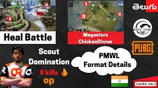 PMWL Tournament | Scout 8 Kills | Format Details | In Telugu | PUBG Mobile | By Telugu Game Halt