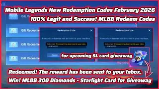 Новые активные промокоды для Mobile Legends с 19 февраля 2026 года - Промокоды MLBB + Розыгрыш St...