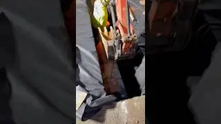 Putting in storm drain in the road. #bluecollar #drainpipe #dirtwork #pipework #hardworkpaysoff