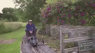 Drone Video of Isle Abbotts Miniature Railway in Somerset