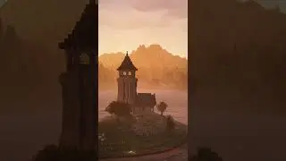 Koeglin Village in Minecraft - Tamrielcraft build showcase #shorts #elderscrollsonline #minecraft