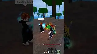 Bacon wanted to destroy my east Dragon - Blox Fruits