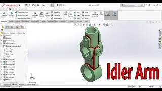 Idler Arm SolidWorks