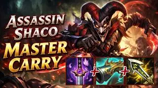 Youmuus Rush Crit Shaco - S16 Master Carry [League of Legends] Full Gameplay - Infernal Shaco