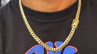 Цепочка Miami Cuban Link, 10 мм, 14 карат, 22 дюйма, ручная работа от @gusvillajewelry !!