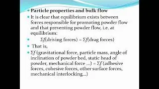 Powder flow