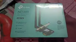 TP-link AC1200 wifi bluetooth 4.2 PCIe Adapter unbox