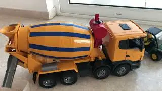 Bruder 3554 Scania R Series Cement Mixer Truck | In Action