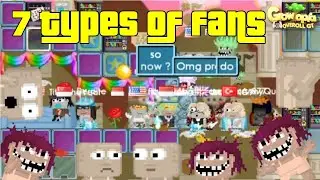 Growtopia | 7 Types of Fans