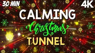 Autism Calming Music Rotating Christmas Tunnel Stress Detox