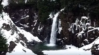 Franklin Falls in the snow