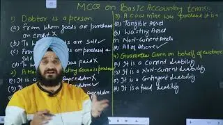 lec 2#jkssb# MCQ on Basic Accounting Terms.