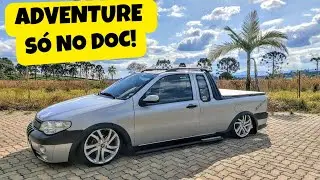ESTRADA ADVENTURE REBAIXADA, RODAS 17, SUSPENS&Atilde;O A AR, SEM CORTES, TUDO QUI D&Aacute;. TERIAM CORAGEM?