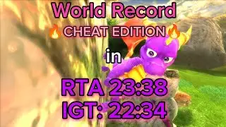 [WR] Spyro: Dawn of the Dragon | [CHEAT EDITION!] Any% Speedrun RTA in 23:38 / IGT in 22:34