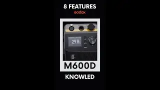 8 features of Godox #KNOWLED M600D Daylight LED Light  #shorts