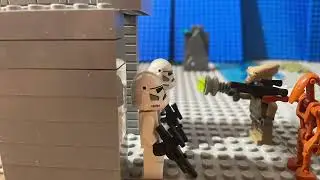 Bomb Squad Trooper vs. Droids, Lego Stop Motion