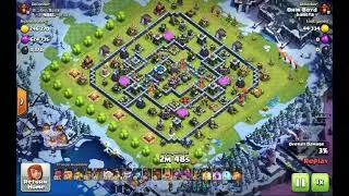 Th13 Attack Strategy - hog rider, miner, queen walk
