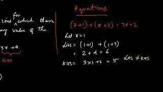 Elementary Algebra Series| Class VI-VII | Simple Equations | Lesson 1