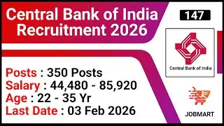 Central Bank of India Recruitment 2026 | Marketing Officer Job | CBI Recruitment 2026