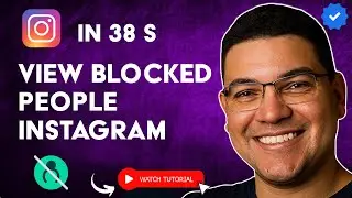 How to See the LIST of BLOCKED People on INSTAGRAM in 38 S