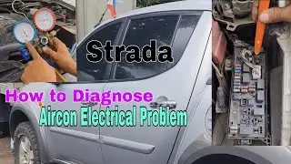 Mitsubishi Strada Aircon not Cold Electrical Problem how to Solve