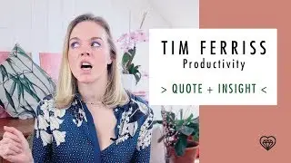 Tim Ferriss: productivity quote
