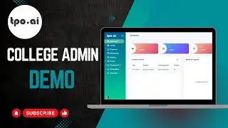 College Admin Demo|Streamline Campus Operations with TPO.AI's|#tpoai #placementofficer #collegeadmin