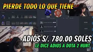 PARA NO CREER!! IWO PIERDE S/. 780.00 SOLES Y LE DICE ADIÓS A DOTA 2 HUNT - DOTA 2