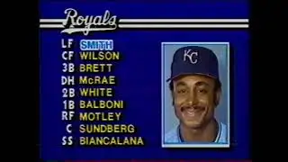 Blue Jays vs Royals (1985 American League Championship Series Game 5)