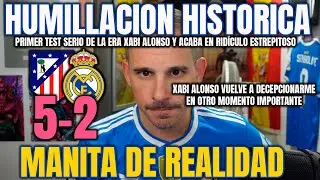 RID&Iacute;CULO HIST&Oacute;RICO : EL ATLETICO HUMILLA AL REAL MADRID (5-2) : DECEPCI&Oacute;N TOTAL CON XABI ALONSO