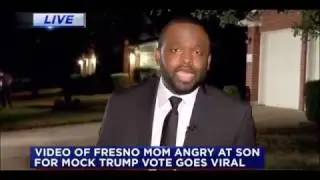 Mom kicks young son out for voting 