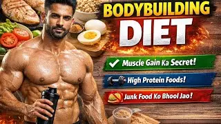 Bodybuilding Diet (Muscle Gain)🌅 Subah (Breakfast)4&ndash;6 egg whites + 1&ndash;2 whole eggs1 bowl oats / 2 