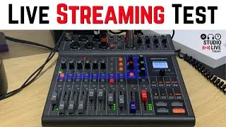 ZOOM LiveTrak L-8 &mdash; тест прямой трансляции