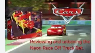 Reviewing and unboxing the Neon Race Off Track Set.