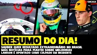 RESUMO DO DIA: SAUBER 