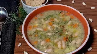 White bean soup with fennel. Comfort in every spoonful. Easy to make