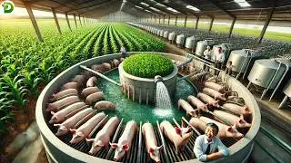 Circular Farm - The Smart Way the Japanese Use Waste From Pig Farms | Pig Slaughterhouse