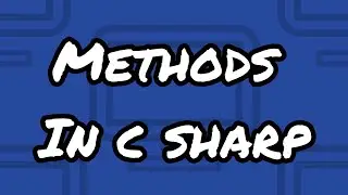 C sharp Methods || object oriented Programming Language