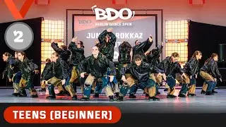 🥈 JUNIOR ROKKAZ-YOUTH | 2nd Place | Teens (Beginner) | Berlin Dance Open | 2025