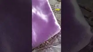💜 Mulberry Satin Silk Fabric in Natural Lavender | 4 Meter for Just ₹213 |PremiumFabric from Meesho✨