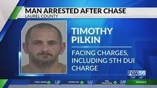 McKee man accused of leading deputies on drunken high-speed chase in Laurel County