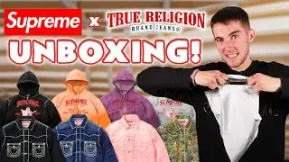 The Best Supreme Collab Yet? FW21 Supreme x True Religion Unboxing!