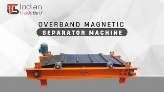 How does an overband magnetic separator works? | Indian Trade Bird.#machine