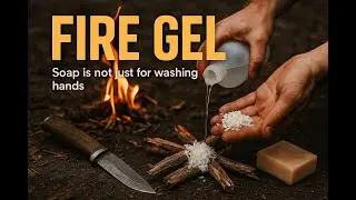( Fire gel) #survival #fire #handmade #bushcraft #nature #survivalkit #soap #alcohol #youtube
