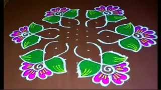 11*6 beautiful dot rangoli 🌹 traditional rangoli 🌹 festival rangoli 🌹 rath saptami rangoli 🌹