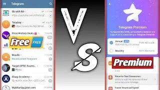 Difference between Free Telegram Vs Premium extra features | How to get premium telegram#Technonir