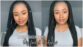 SUPER REALISTIC BRAIDED LACE WIG INSTALL!! | BEGINNER FRIENDLY WIG | BRAIDS QUEEN HAIR