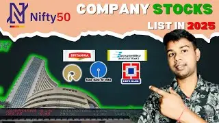 Nifty 50 Company Stocks List In 2025 - Stock Weightage || Best stocks to invest in 2025