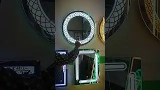 led light Touch mirror #ledmirror #sensormirror #beelight18