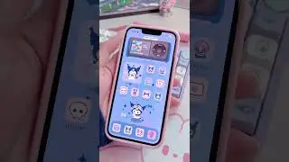 My melody and kuromi theme iPhone 13 #ios16 #homescreen #iphone #sanrio #kuromi